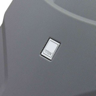 Большой чемодан из поликарбоната 90 л Titan X2 Gun Metal