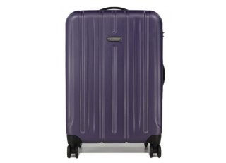 Большой чемодан из поликарбоната на 4-х колесах 100 л Roncato Kinetic фиолетовый