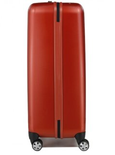Большой чемодан из поликарбоната на 4-х колесах 100 л Roncato Kinetic, оранжевый