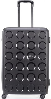 Большой чемодан из полипропилена 75 л Lojel Vita Matte black