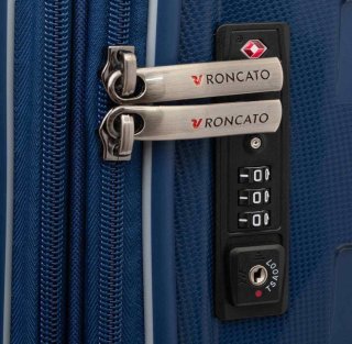 Велика валіза із поліпропілену 78/86 л Roncato Spirit, темно-синій