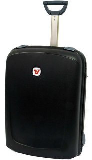 Большой чемодан из полипропилена 85 л Roncato Shuttle Black