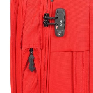 Велика 4-х колісна валіза із текстилю 87/101 л Rock Octo-Drive II (L) Red