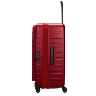 Велика валіза Lojel Cubo V4 з полікарбонату на 120/130 л Бордовий