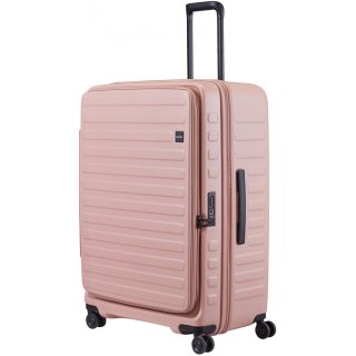 Большой чемодан Lojel Cubo V4 из поликарбоната на 120/130 л Розовый