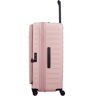 Большой чемодан Lojel Cubo V4 из поликарбоната на 120/130 л Розовый