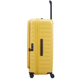 Большой чемодан Lojel Cubo V4 из поликарбоната на 120/130 л Желтый