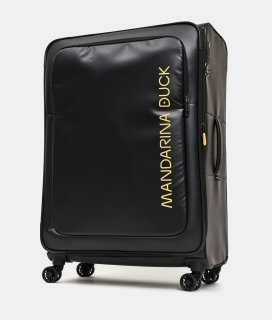 Большой чемодан Mandarina Duck ECO COATED размера XL весом 3,8 кг Черный