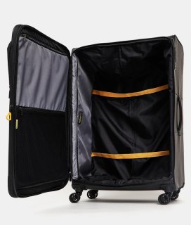 Велика валіза Mandarina Duck ECO COATED розміру XL вагою 3,8 кг Чорна