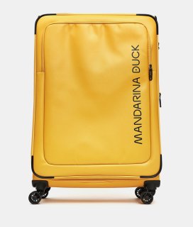 Велика валіза Mandarina Duck ECO COATED розміру XL вагою 3,8 кг Жовта