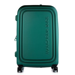 Большой чемодан Mandarina Duck LOGODUCK XL из поликарбоната с расширением Зеленый