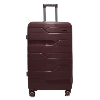 Большой чемодан Milano Bag 115/132 л из полипропилена 4,4 кг Бордовый