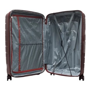 Большой чемодан Milano Bag 115/132 л из полипропилена 4,4 кг Бордовый