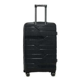 Большой чемодан Milano Bag 115/132 л из полипропилена 4,4 кг Черный