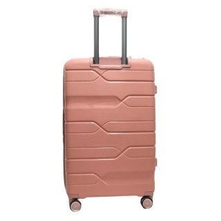 Большой чемодан Milano Bag 115/132 л из полипропилена 4,4 кг Розовый