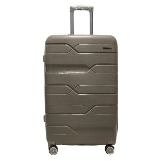Большой чемодан Milano Bag 115/132 л из полипропилена 4,4 кг Шампань