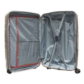Большой чемодан Milano Bag 115/132 л из полипропилена 4,4 кг Шампань