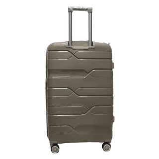 Большой чемодан Milano Bag 115/132 л из полипропилена 4,4 кг Шампань