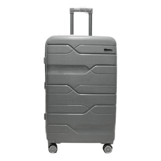 Велика валіза Milano Bag 115/132 л із поліпропілену 4,4 кг Сіра