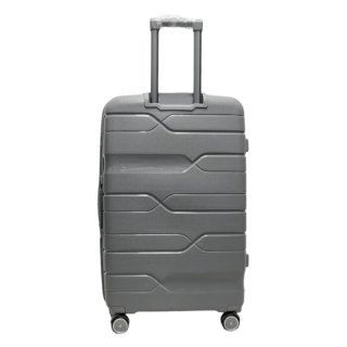 Велика валіза Milano Bag 115/132 л із поліпропілену 4,4 кг Сіра