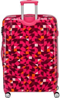 Большой чемодан на 4-х колесах 102 л Travelite CAMPUS Quadro Pink