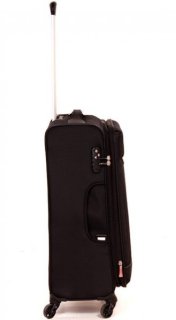 Большой чемодан на 4-х колесах 70/80 л Roncato Connection Black