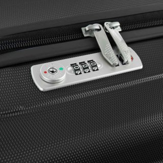 Большой чемодан на 4-х колесах 75 л Roncato Unica Black