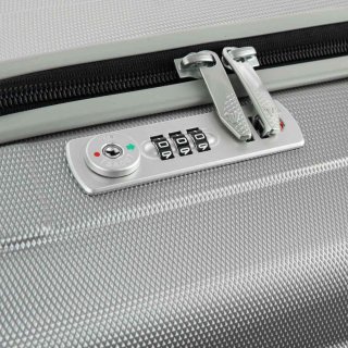 Большой чемодан на 4-х колесах 75 л Roncato Unica Silver