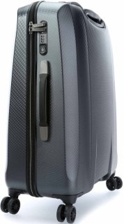 Велика валіза на 4-х колесах 80 л Titan Xenon Deluxe, сірий