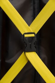Велика валіза на 4-х колесах 82 л Cavalet Ahus, лимонний