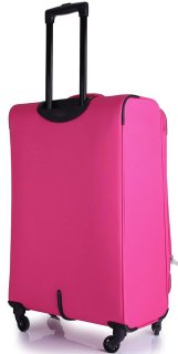 Большой чемодан на 4-х колесах 91 л Travelite Naxos, розовый