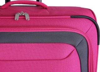 Большой чемодан на 4-х колесах 91 л Travelite Naxos, розовый