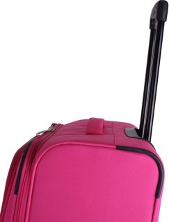 Большой чемодан на 4-х колесах 91 л Travelite Naxos, розовый