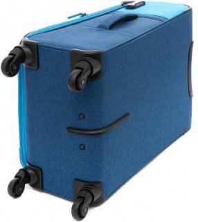 Большой чемодан на 4-х колесах 92/105 л Travelite NEOPAK, синий