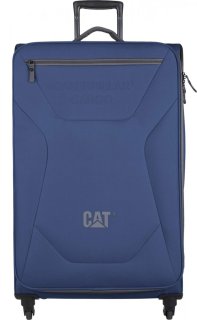 Большой чемодан на 4-х колесах 95 л CAT Easy, синий