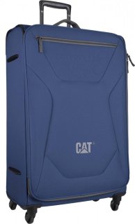 Большой чемодан на 4-х колесах 95 л CAT Easy, синий
