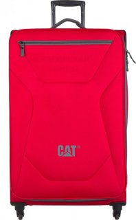 Большой чемодан на 4-х колесах 95 л CAT Easy, вишневый
