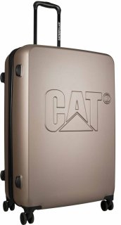 Большой чемодан на 4-х колесах 97 л CAT CAT-D, коричневый