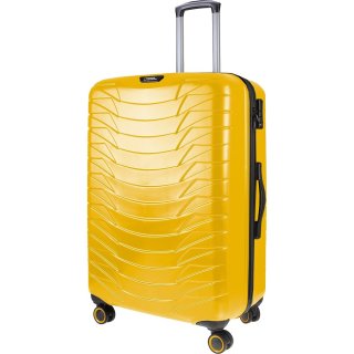 Большой чемодан National Geographic New Style на 104 л весом 4,2 кг из пластика Желтый