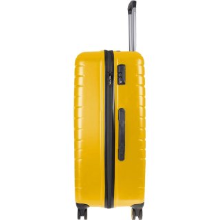 Большой чемодан National Geographic New Style на 104 л весом 4,2 кг из пластика Желтый