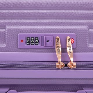 Большой чемодан Semi Line – 93 л, 4 кг Фиолетовый