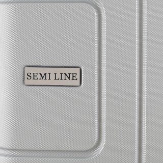 Большой чемодан Semi Line на 101 л весом 4 кг Серый