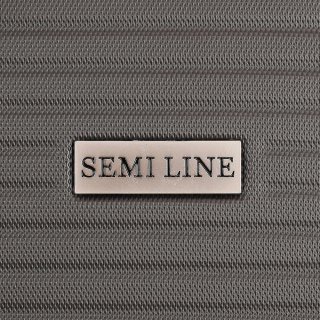 Большой чемодан Semi Line на 102/117 л весом 4,2 кг Серый