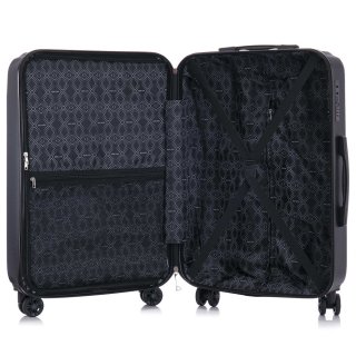 Большой чемодан Semi Line на 110 л весом 4,95 кг Черный