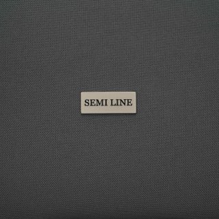 Большой чемодан Semi Line на 76 л весом 3 кг из полиэстера 600 D Серый