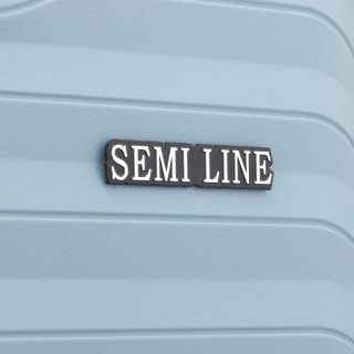 Большой чемодан Semi Line на 89 л весом 4,5 кг из полипропилена Синий