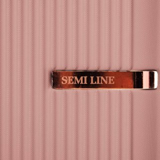 Большой чемодан Semi Line на 93 литра весом 4,27 кг Розовый