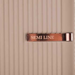 Большой чемодан Semi Line на 93 литра весом 4,27 кг Шампань