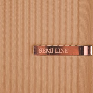 Большой чемодан Semi Line на 93 литра весом 4,27 кг Золотистый