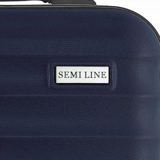 Большой чемодан Semi Line со съемными колесами на 100 л весом 4,5 кг Синий